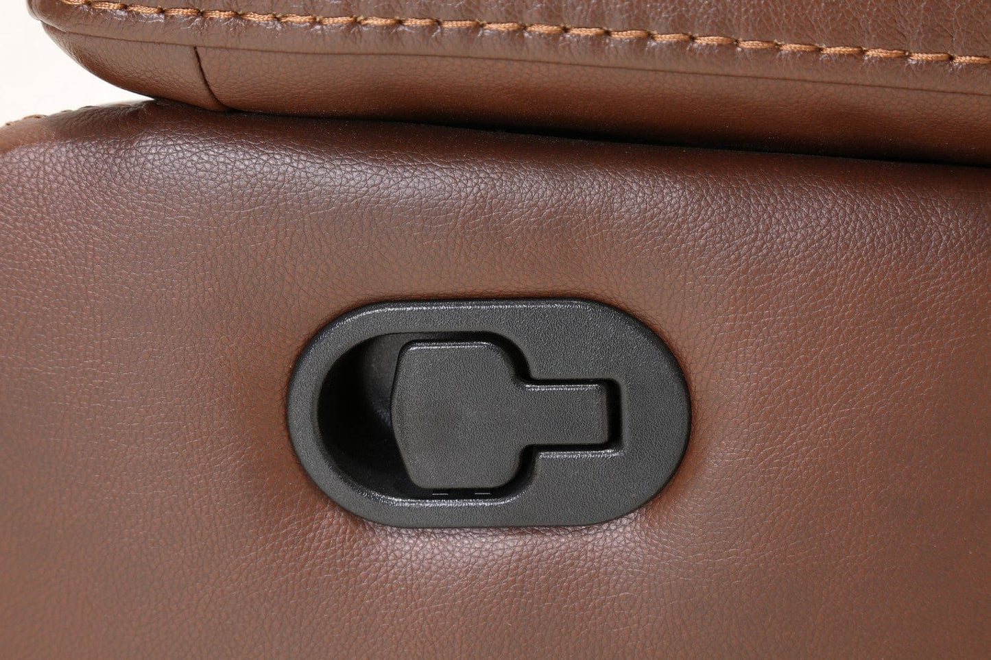 Homeroots Brown Contemporary Leather Chair