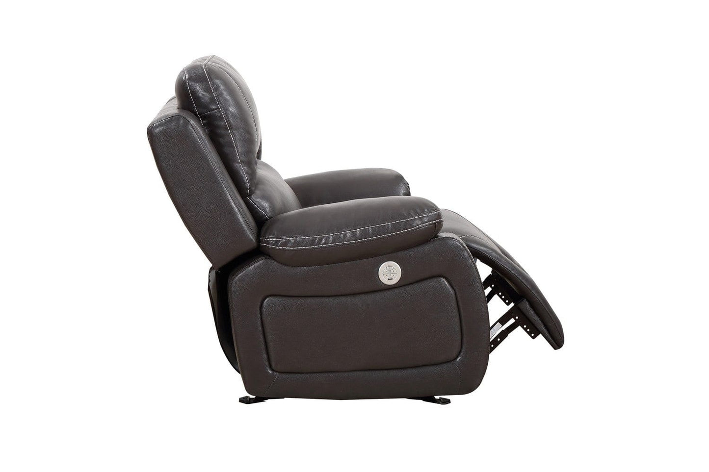 Homeroots Gray Power Reclining Chair