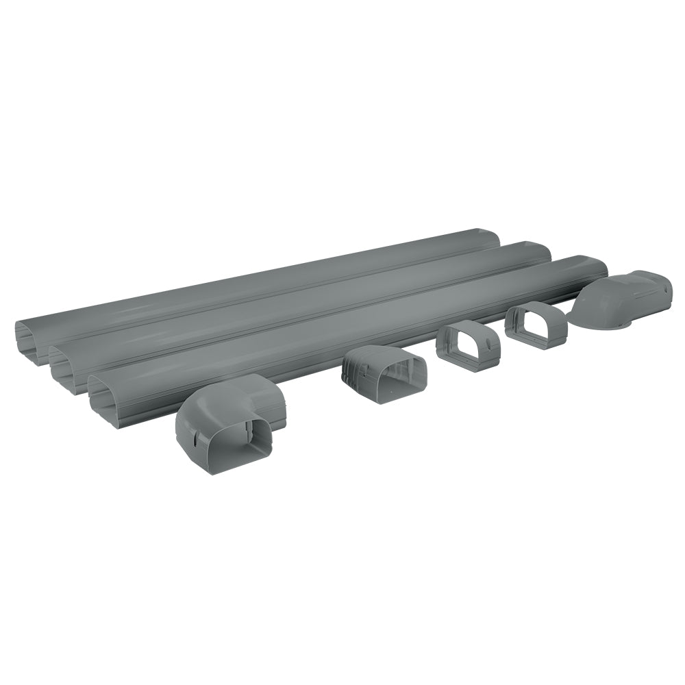 MRCOOL LineGuard Line Set Cover Kit | 4.5 in | 16 Piece Kit image 8
