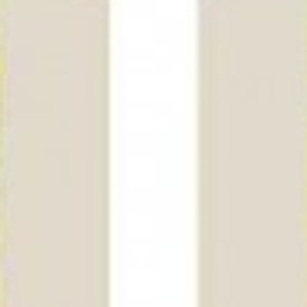 72" Beige Canvas Folding Three Panel Screen Room Divider