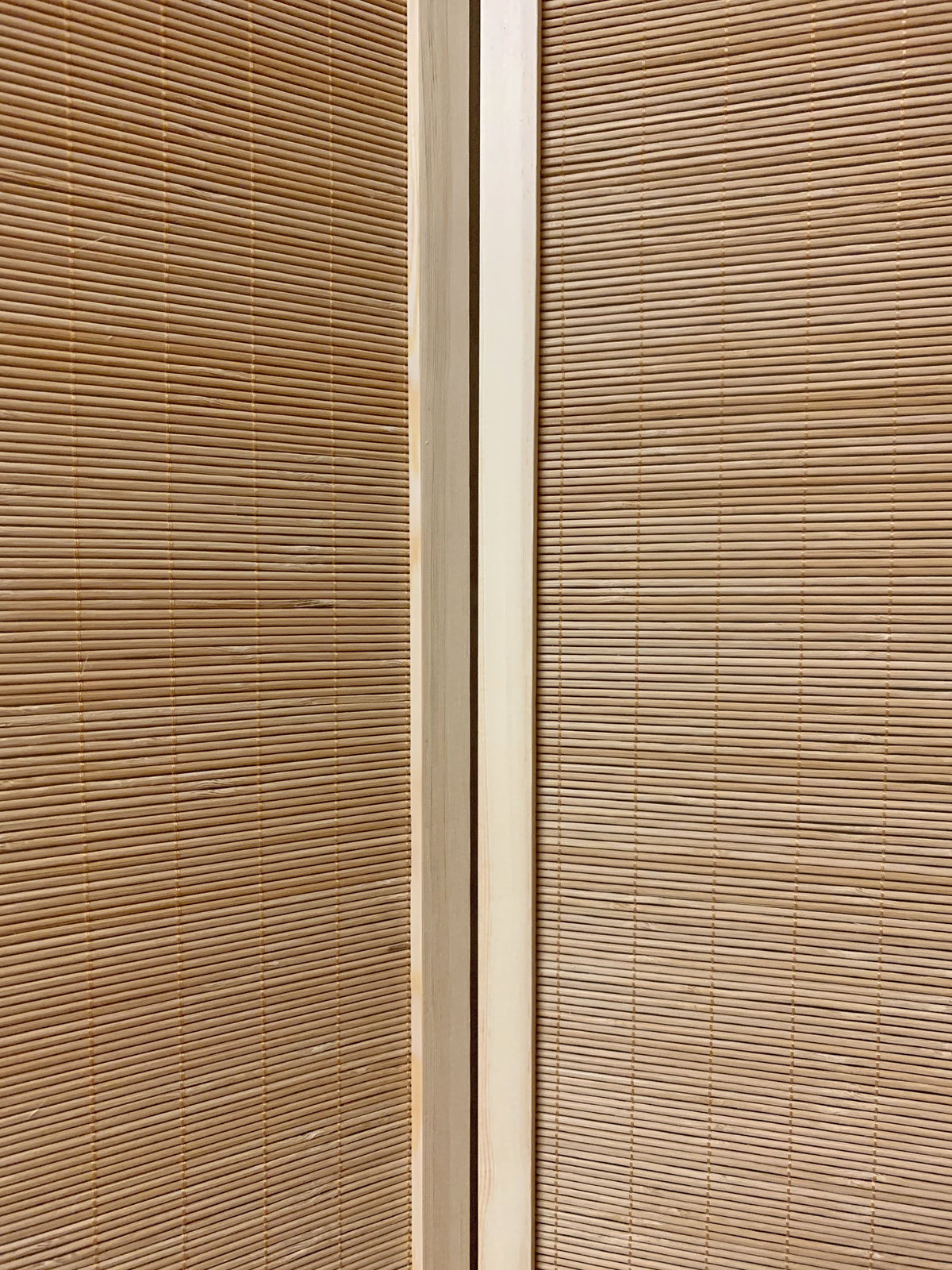 71" Brown Folding Three Panel Screen Room Divider