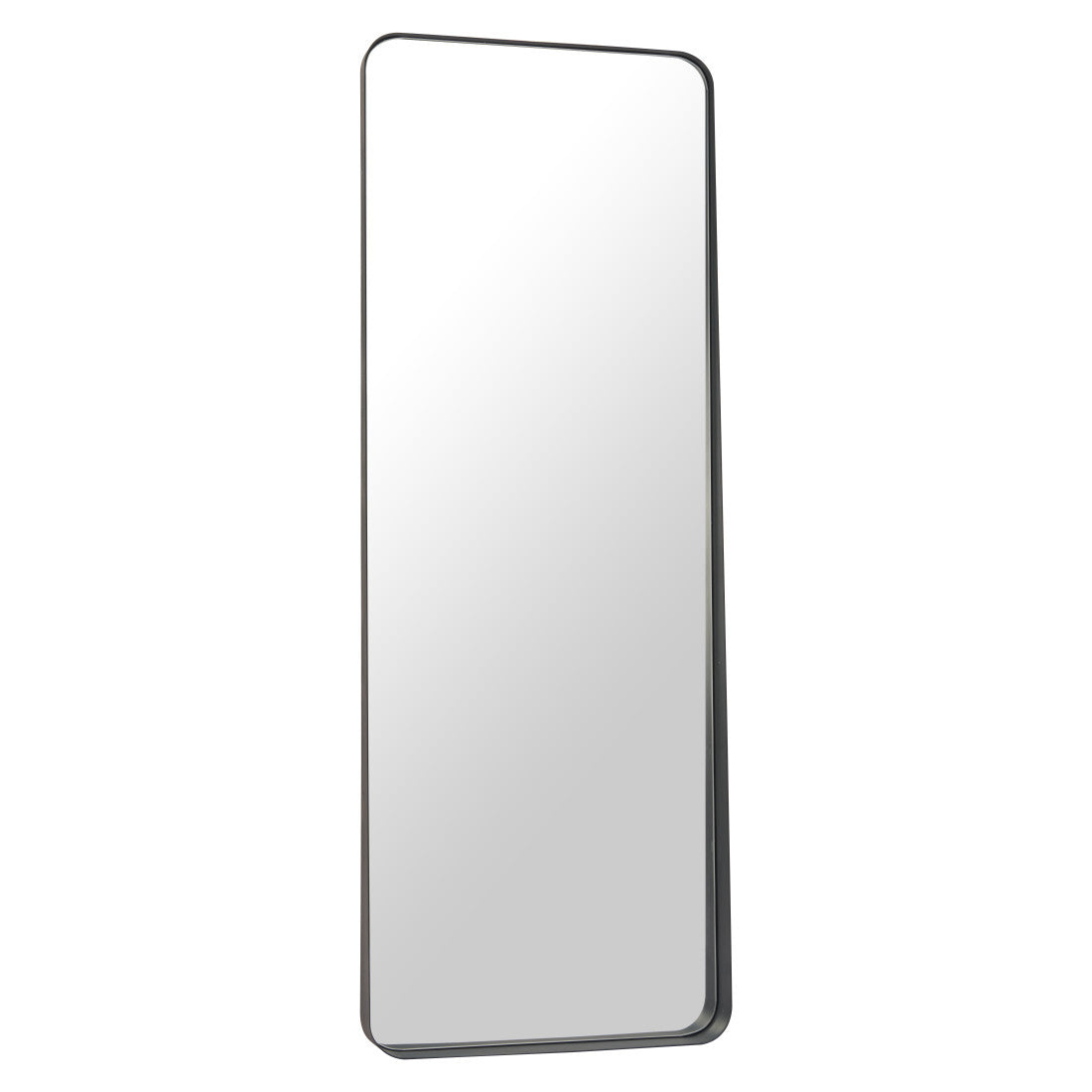 66" Black Steel Framed Full Length Mirror