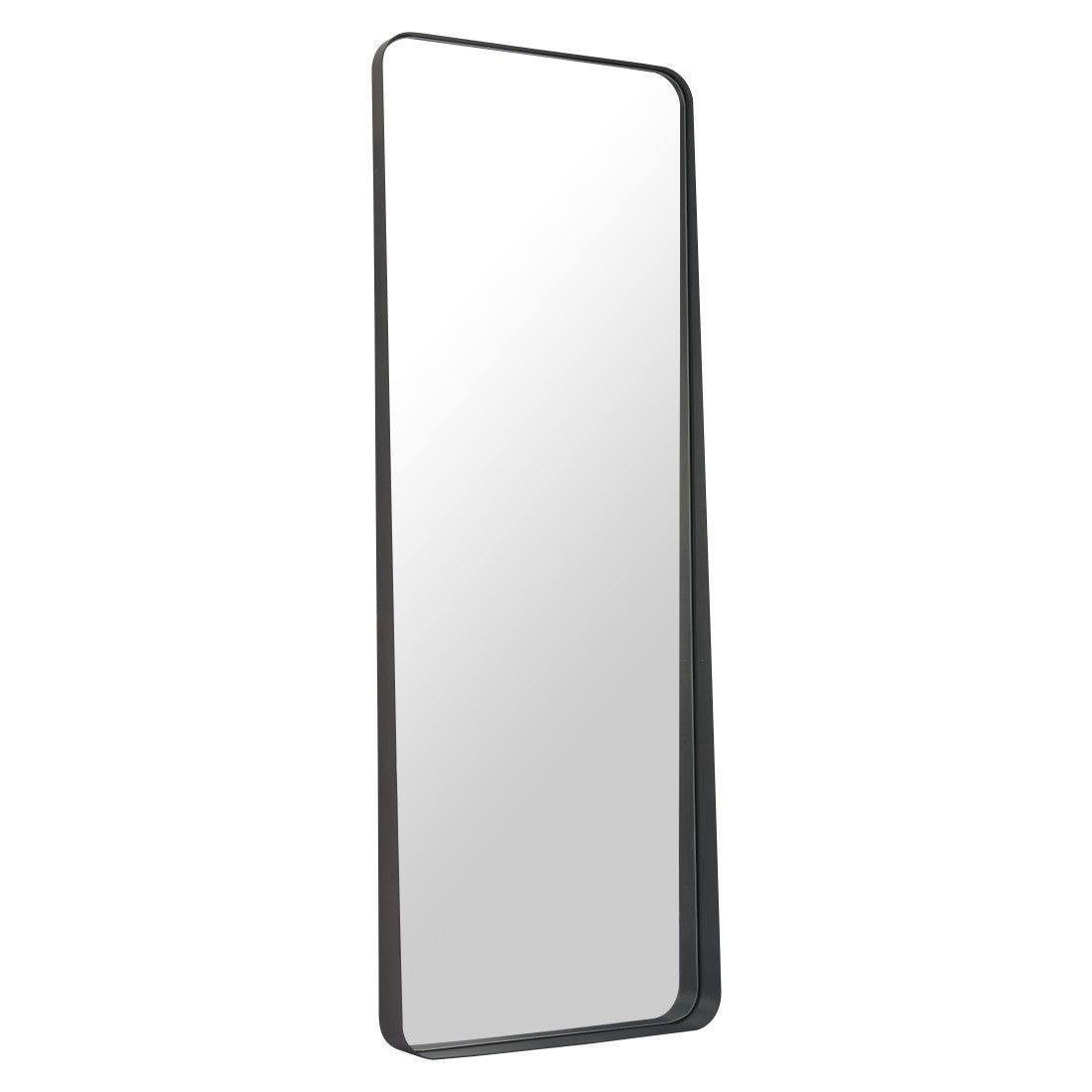 66" Black Steel Framed Full Length Mirror