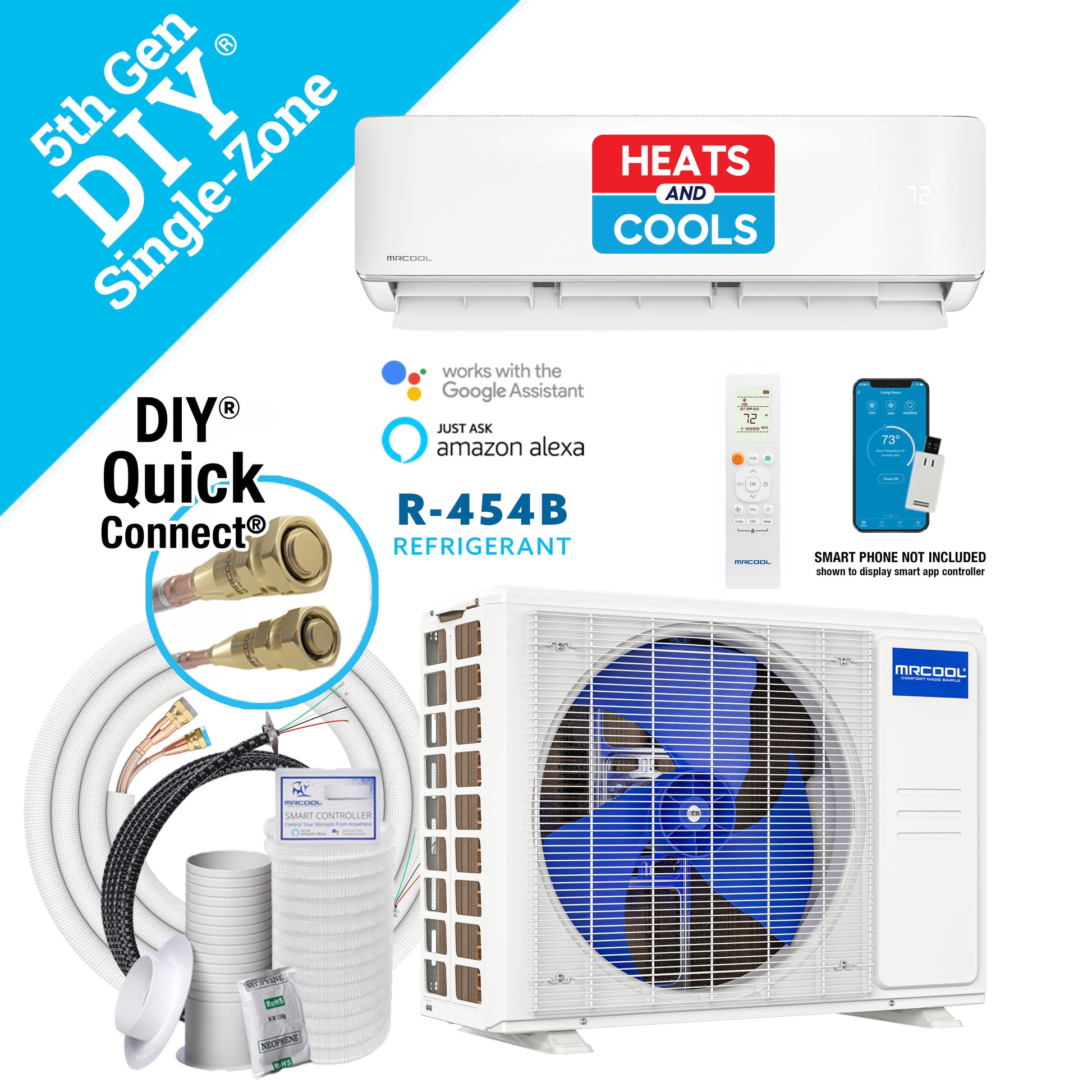 MRCOOL DIY 18K BTU Mini Split System | Single Zone | Up to 800 Sq Ft image 4