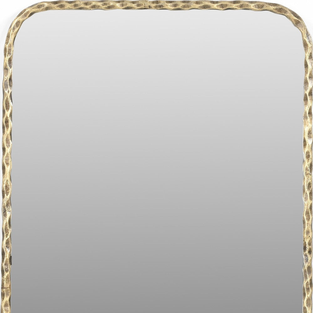 48" Brass Iron Framed Accent Mirror