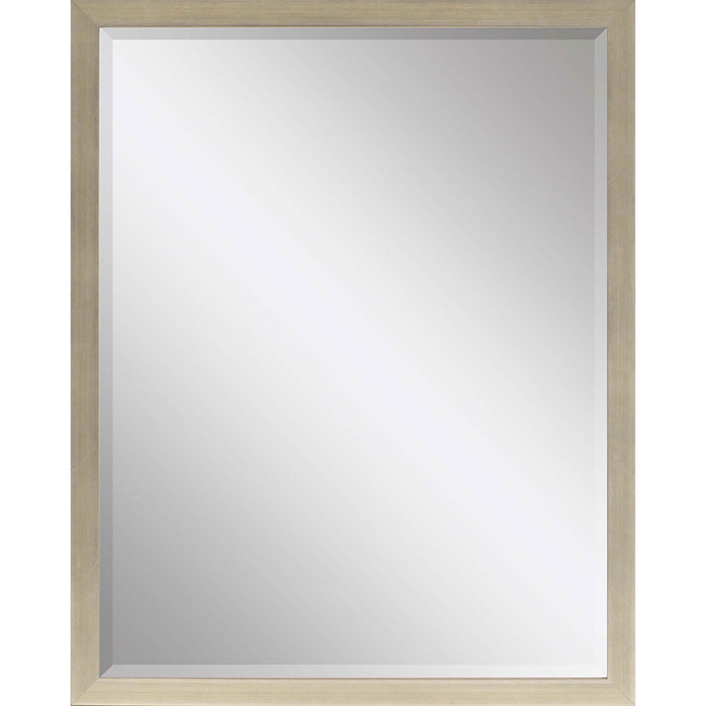 51" Silver Wood Accent Mirror