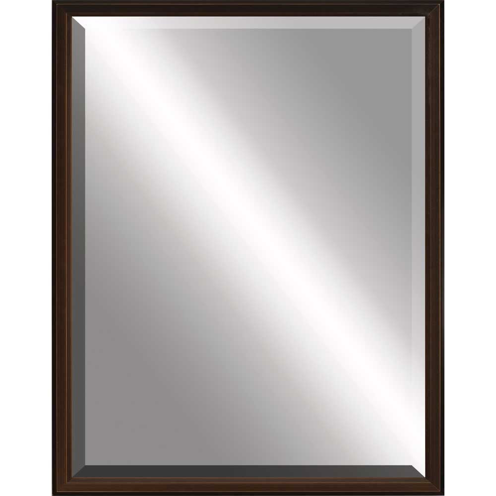43" Bronze Wood Accent Mirror