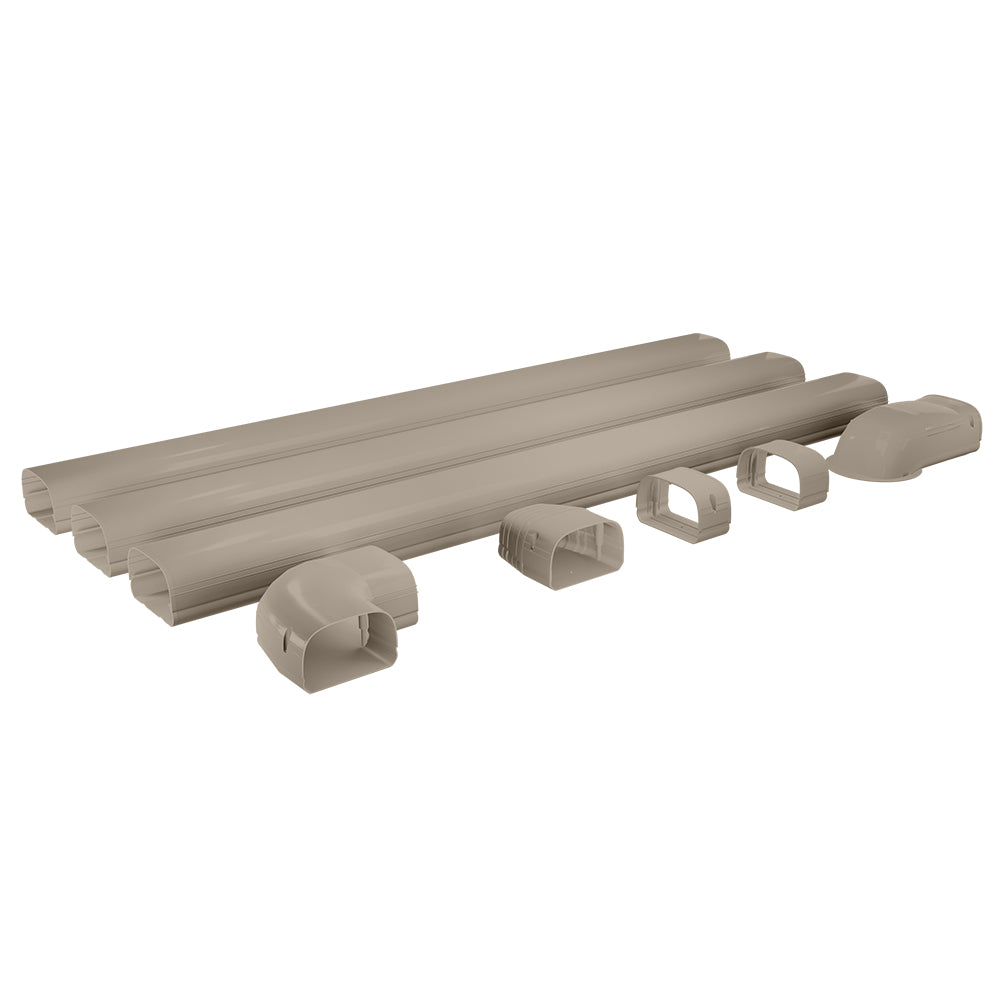 MRCOOL LineGuard Line Set Cover Kit | 4.5 in | 16 Piece Kit image 7
