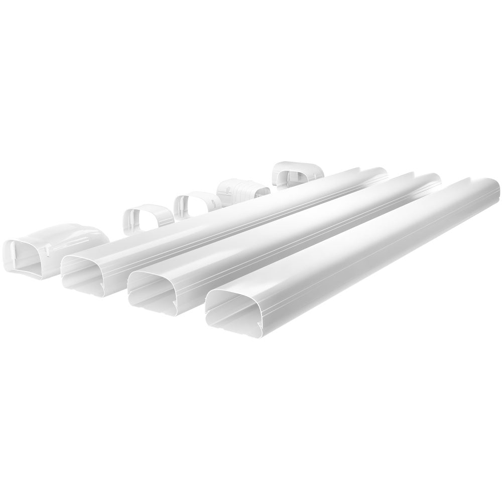 MRCOOL LineGuard Line Set Cover Kit | 4.5 in | 16 Piece Kit image 2